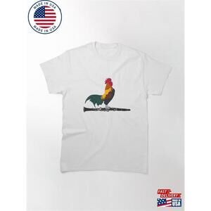 Clarinet Rooster Music Humor Farm Art Unisex T-Shirt